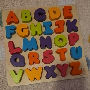 B. Toys Colorful Alphabet Learning Puzzle